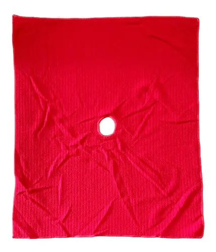 TRAPERO MICROFIBRA CON OJAL ROJO 50X70CM