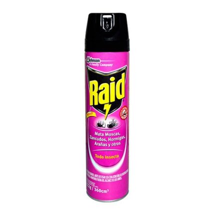 Plaguicida Raid Todo Insectos 360 cc