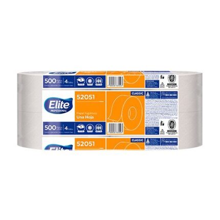 Papel Higiénico Jumbo 500 Metros 4 Unidades ELITE