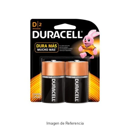 Pilas Grandes Size D 2 Unidades Duracell