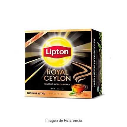 Te Black Label 100 Bolsitas Lipton