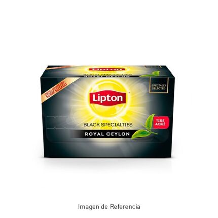 Te Black Label 20 Bolsitas Lipton