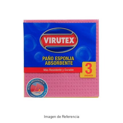 Paño Celulosa Spongi 3 Unidades Virutex