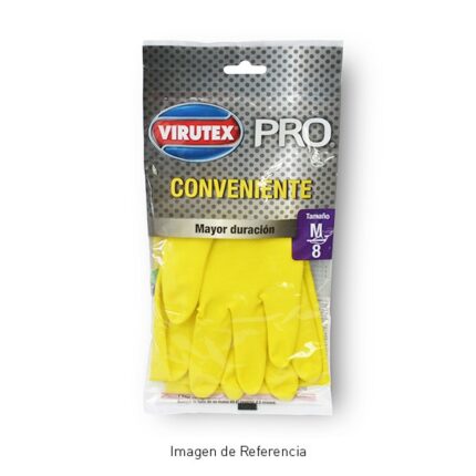 Guante Goma Conveniente Talla M Virutex Pro