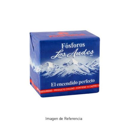 Fósforos Paquete 10 cajas Andes