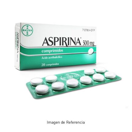 Aspirina Adulto 20 comprimidos 500mg