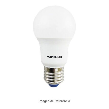 AMPOLLETA LED BOLA A55 7W LUZ DIA E27 UNILUX