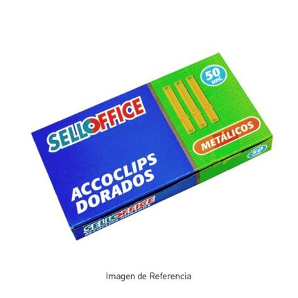 ACCOCLIP METAL 50 UNIDADES