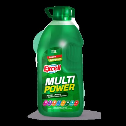 DETERGENTE MULTIPOWER  3LTS EXCELL